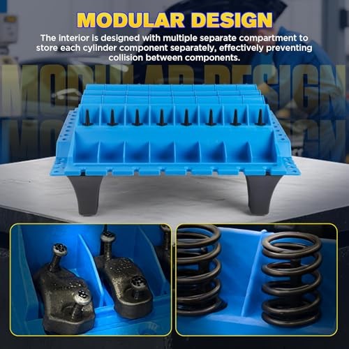 Engine Part Organizer Nylon Engine Cylinder Head Organizer Valves Tool