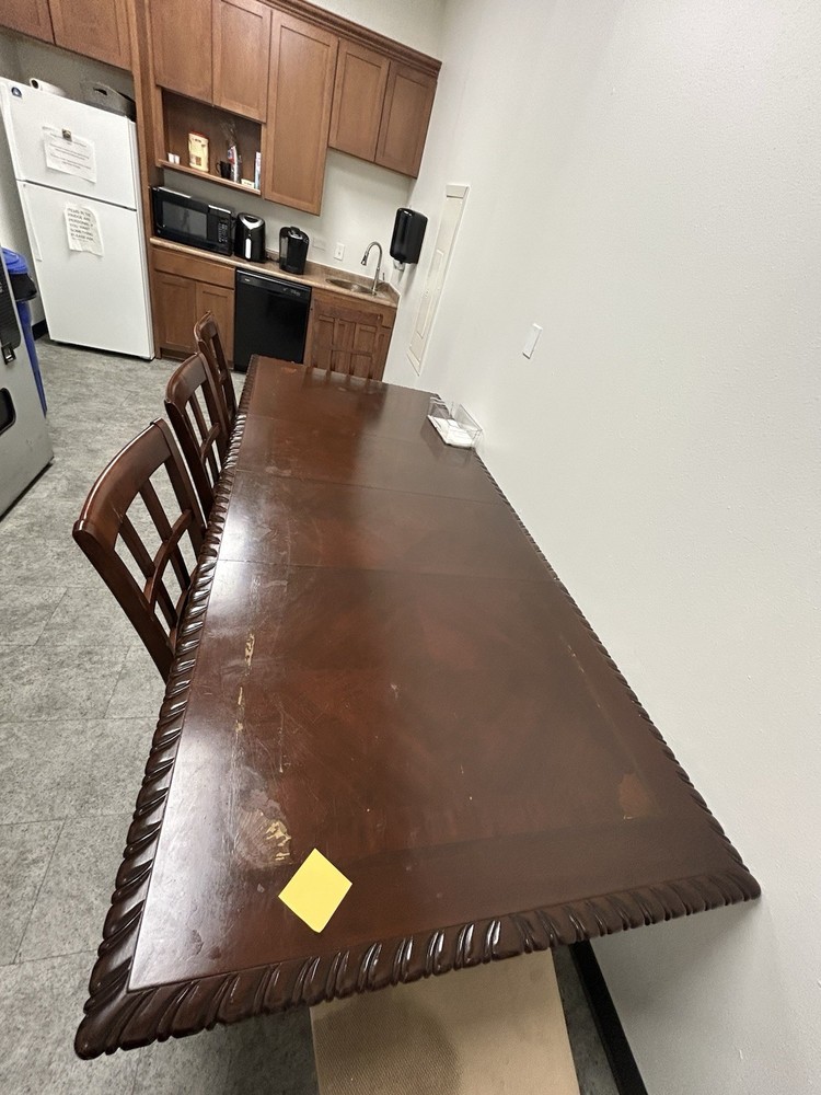 Wooden Dining Room Table Set With Chairs Included