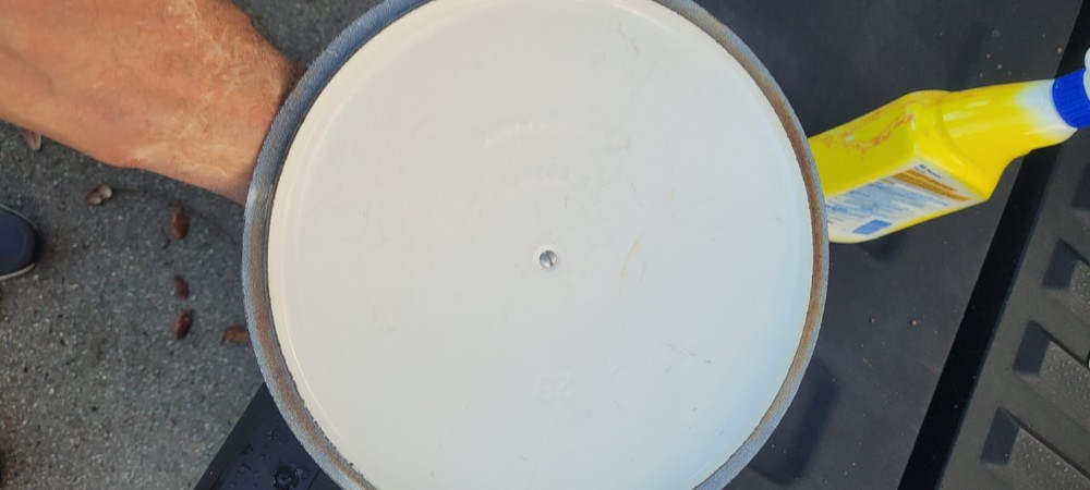 Le Creuset White 28CM Dutch Oven
