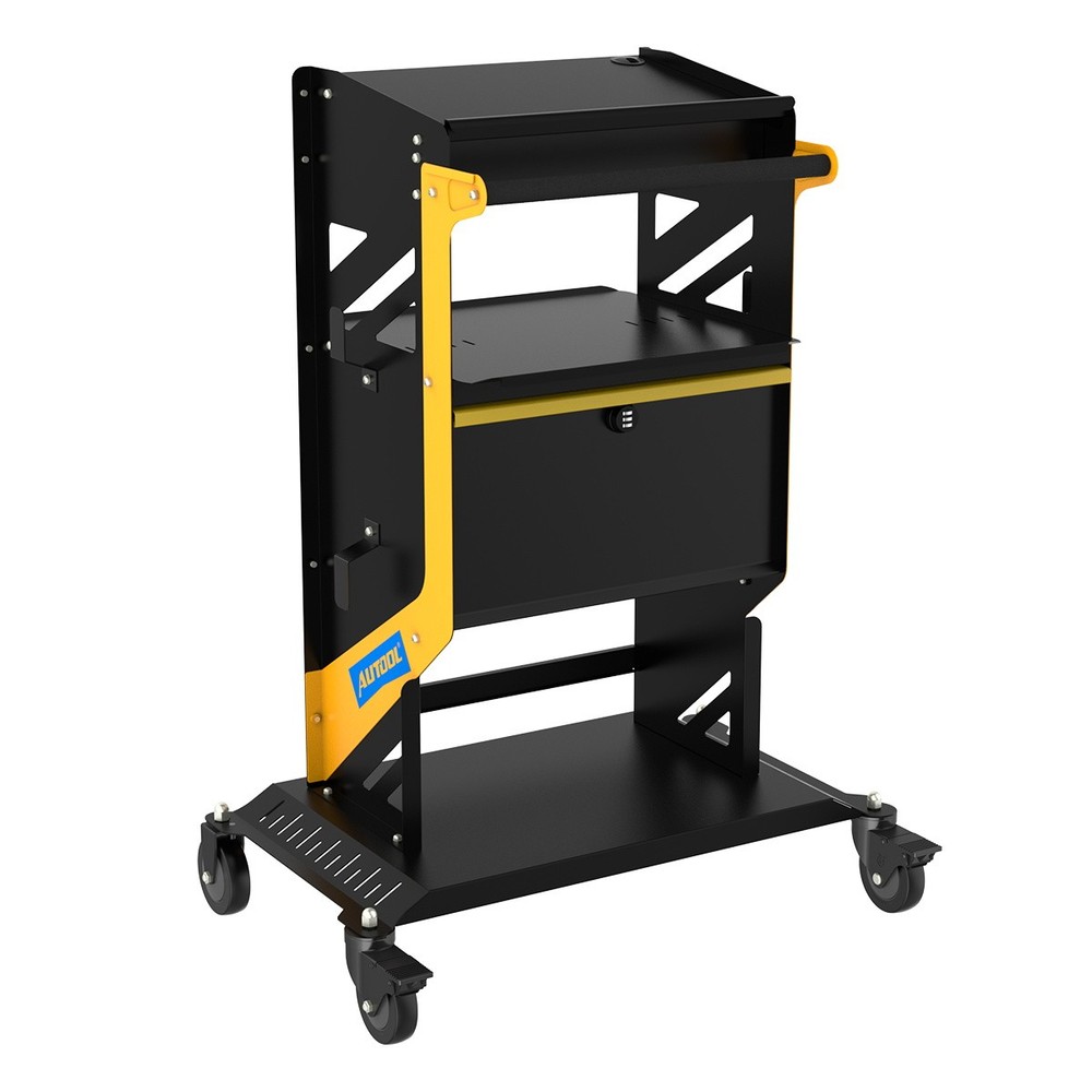 Tool Trolley Workshop Cart Heavy Duty Garage Roller Cabinet DIY with Code Lock