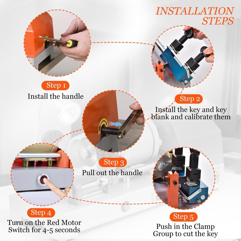 Key Duplicating Cutter Cutting Machine Professional Key Copy Machine Key