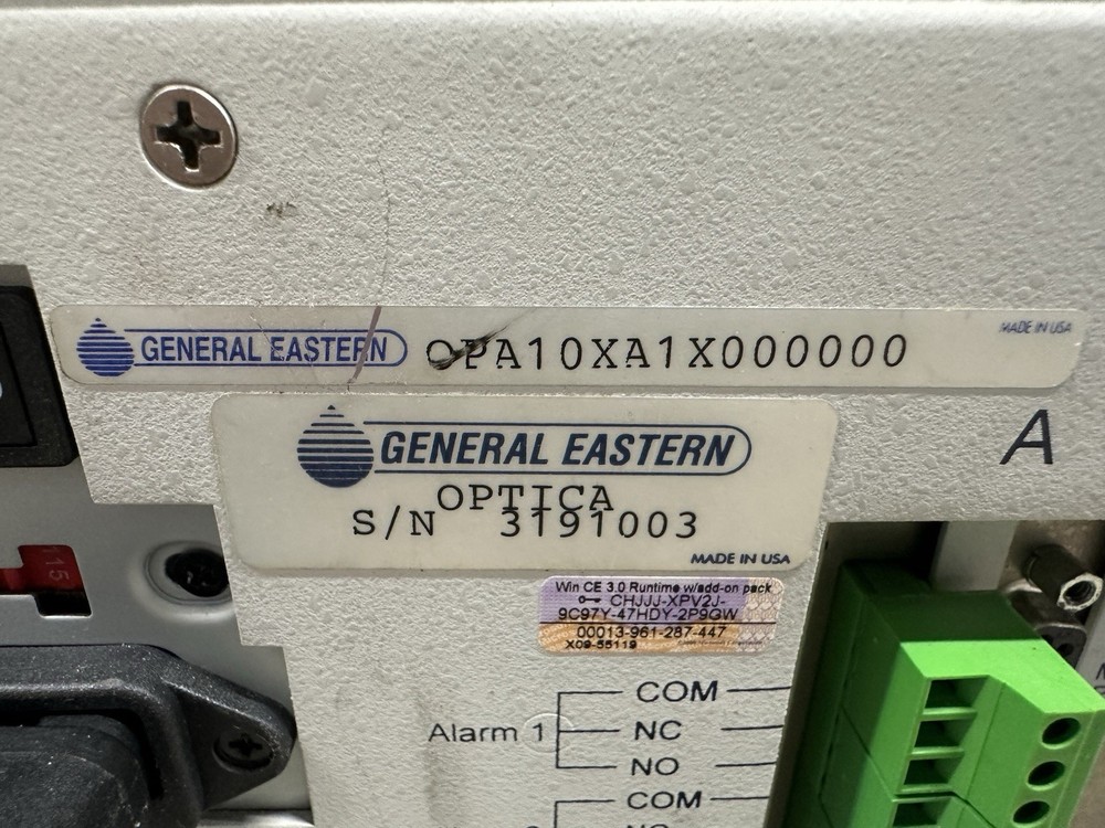 General Eastern OPA10XA1X000000 Optica Hygrometer Dew Point Analyzer