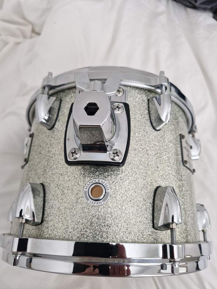 Yamaha Maple Custom Absolute 10" x 8" Tom For Drum Kit in Silver Sparkle