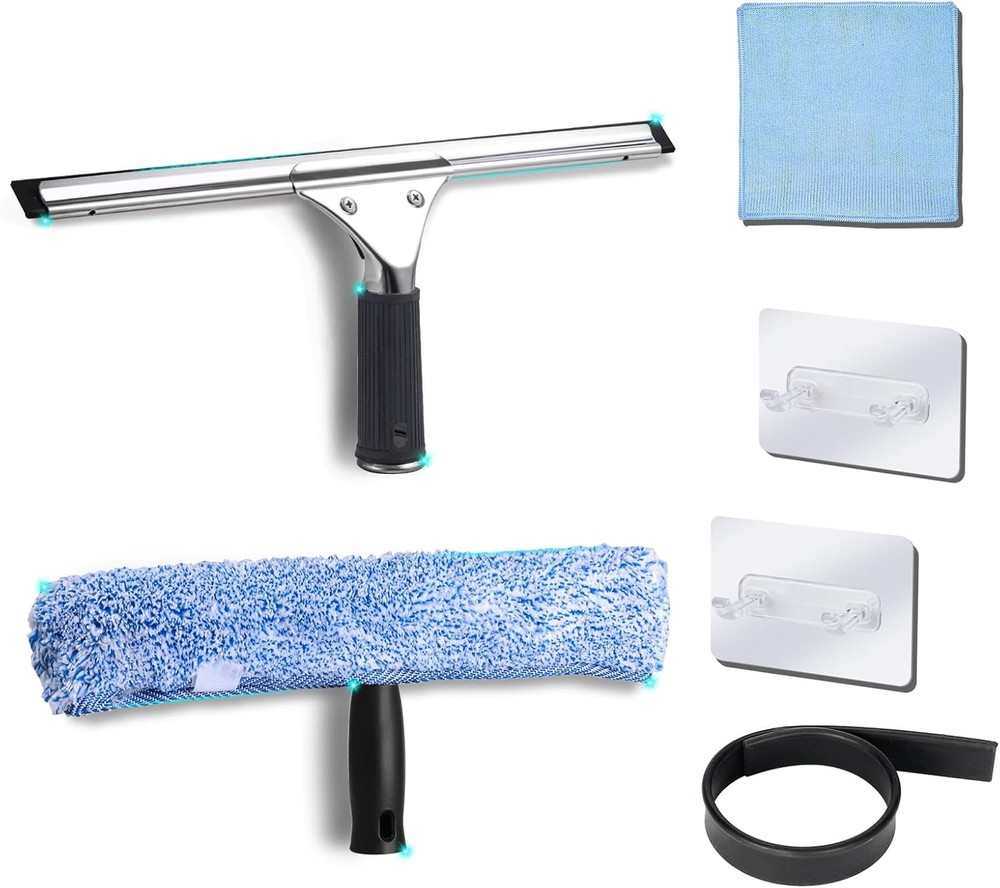 14-Inch Multifunctal Rust Proof Window Cleaning Kit. Squeee for