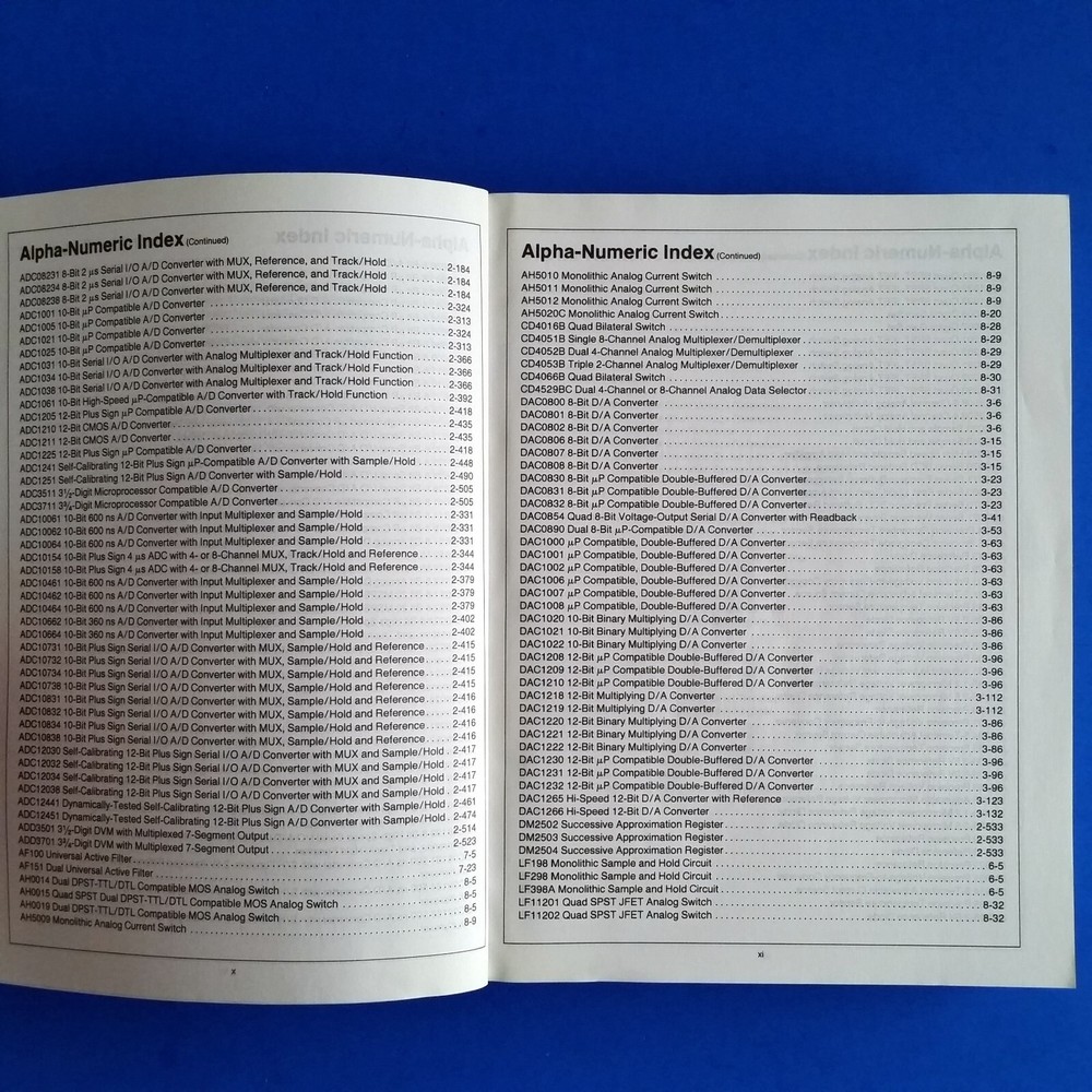 National Semiconductor Data Acquisition Databook Handbook Design Guide App Notes
