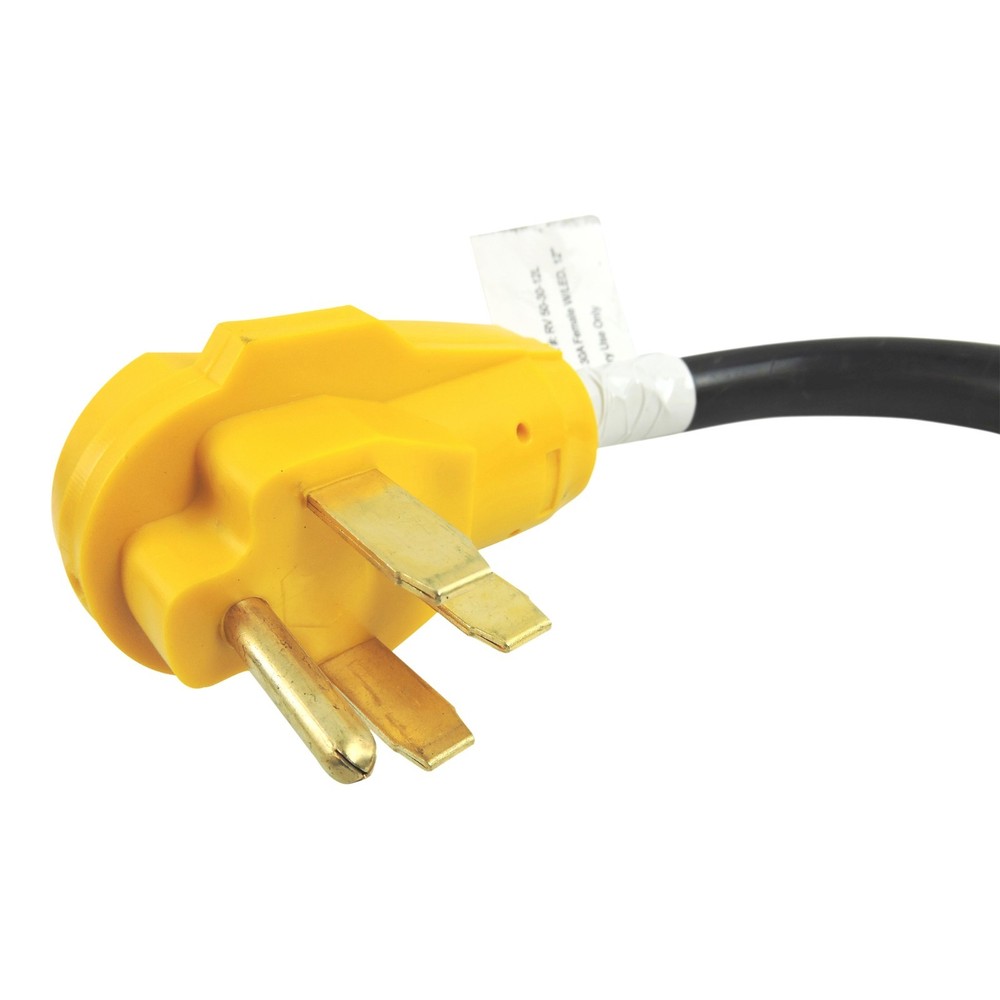 50 Amp Male to 30 Amp Female Dogbone Adapter RV Electrical Converter Cord Cable