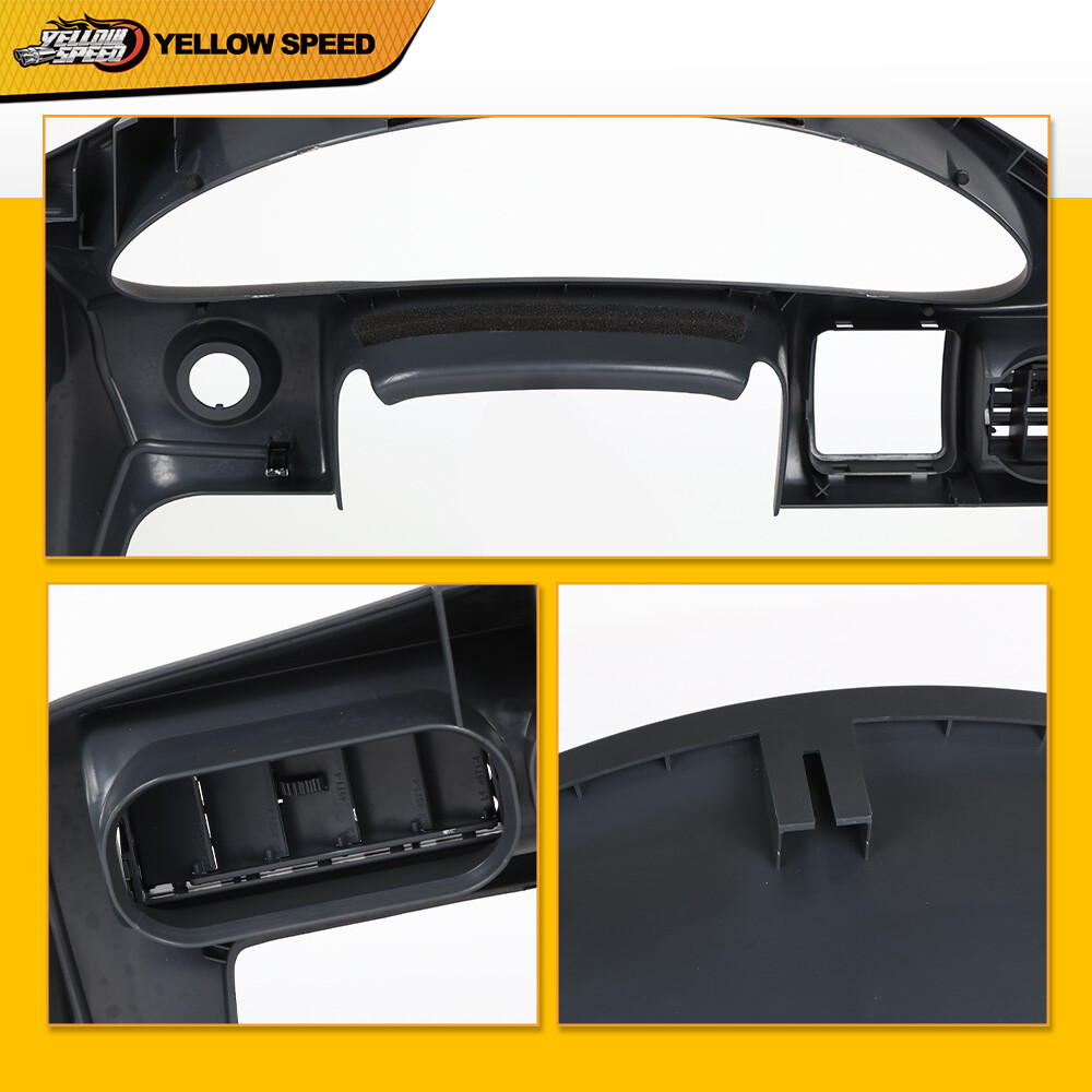 Fit For 2000-2005 Chevy Cavalier Dash Panel Dashboard Cover Speedometer Bezel
