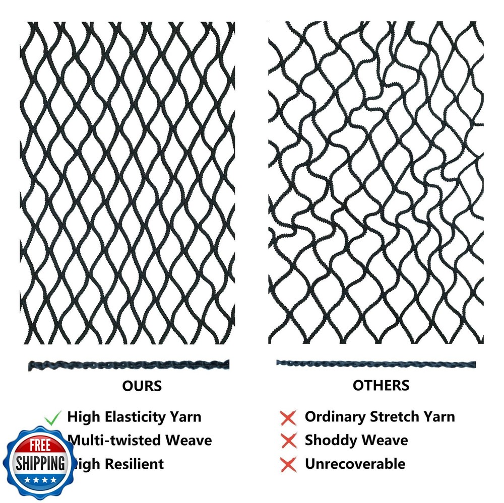 Highly Elastic Cargo Net, Simple Truck Bed Cargo Mesh Organizer,