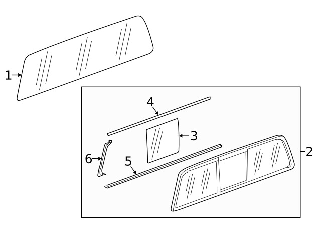 Genuine GM Lower Channel 23451111