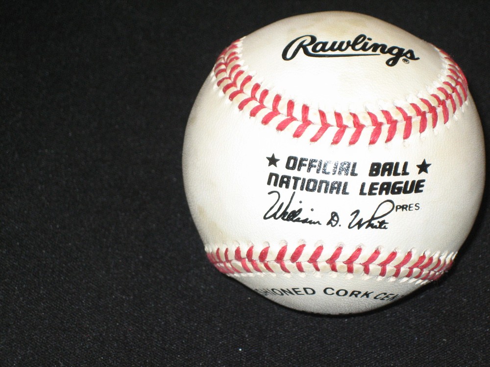 STAN LOPATA SIGNED AUTOGRAPH AUTHENTIC OFFICIAL RAWLINGS ONL BASEBALL LEGEND