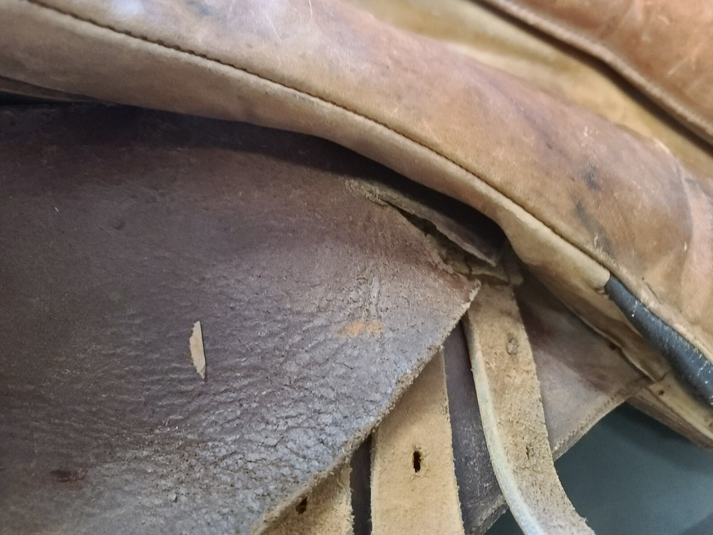 KRISAM Leather Horse Saddle Brown Argentina USED