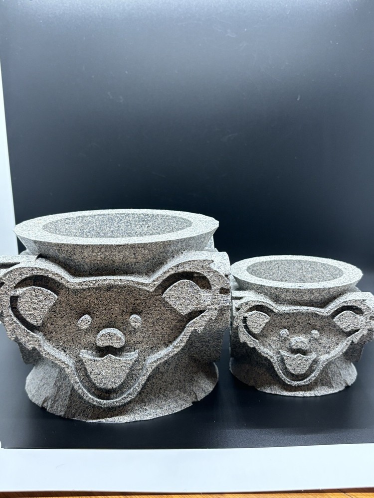 Grateful Dead Grateful Bear 3" Planter with Granite Finish