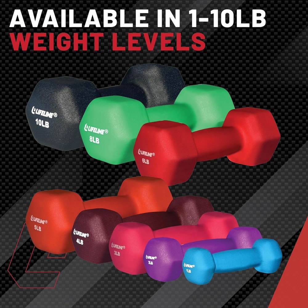 Neoprene Dumbbell Weights for Home Gym