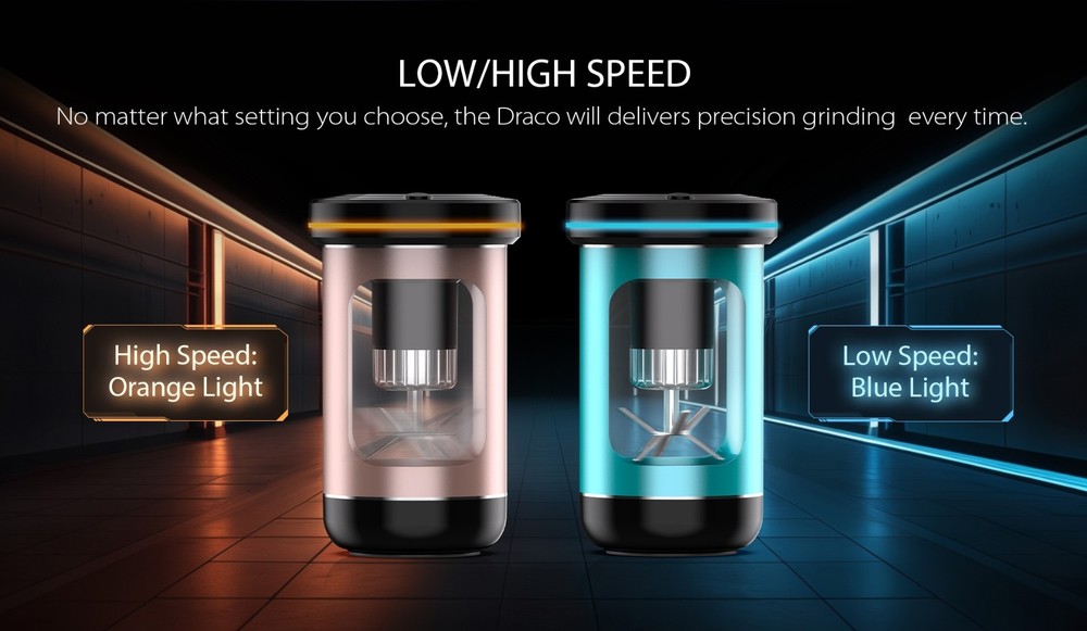 Draco Electric Herb Grinder - Black
