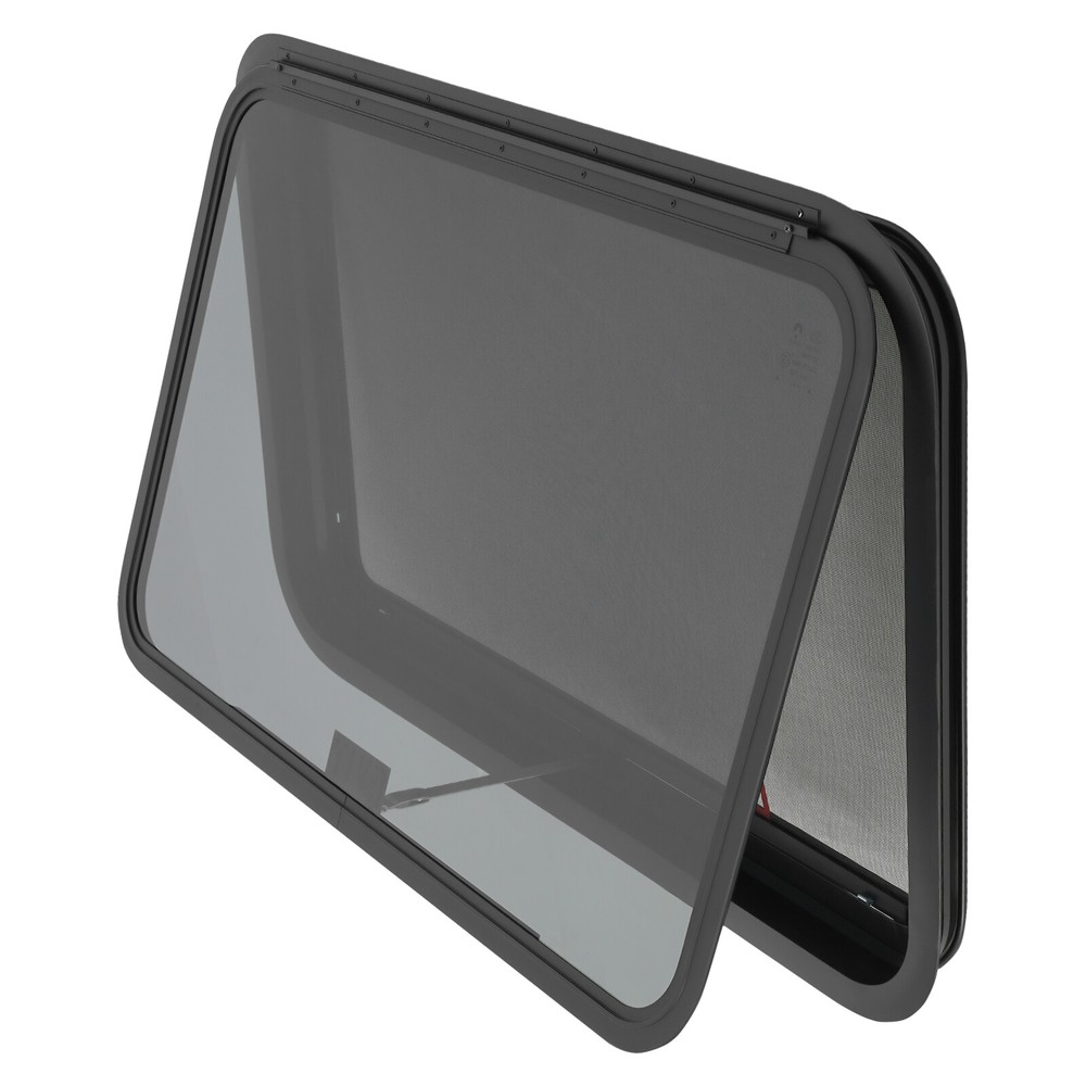 RV Exit Window Push Out Glass Camper Window Venting Window Rectangular 38-42mm