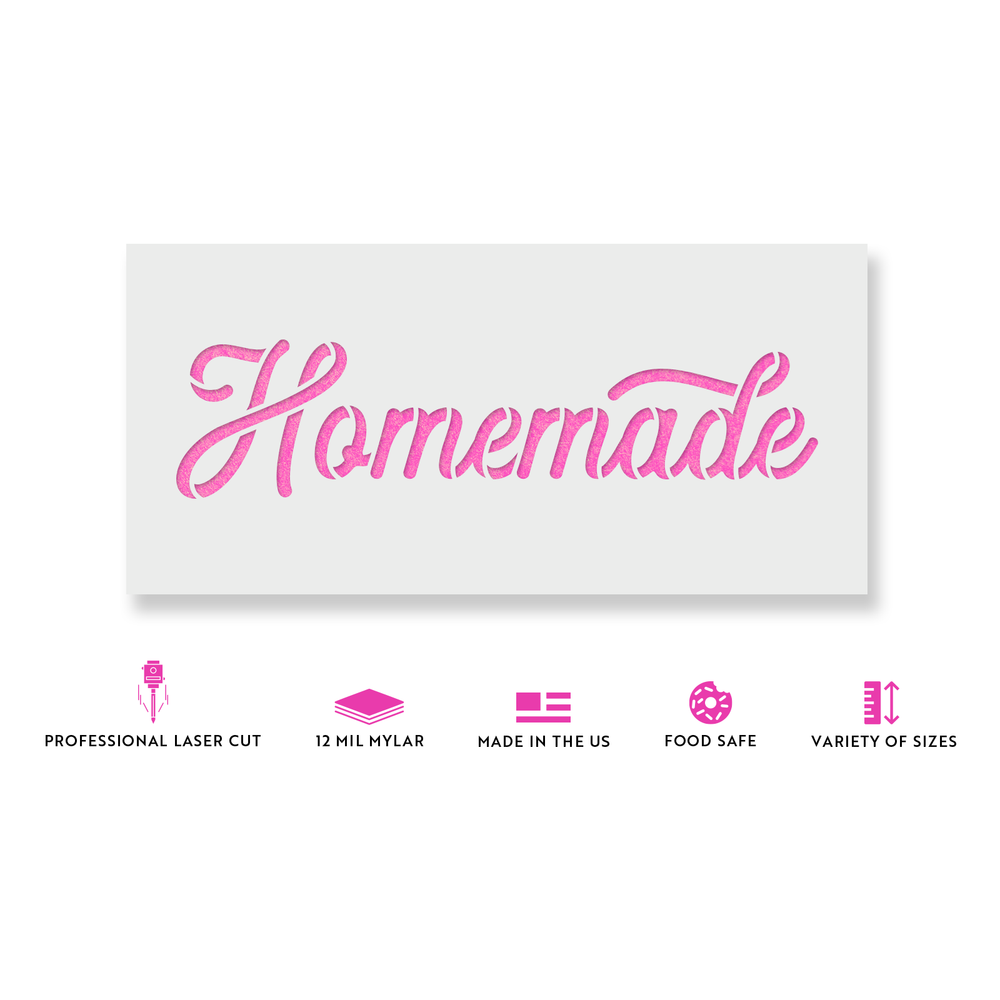 Homemade Decor Sign Stencil - Durable & Reusable Mylar Stencils
