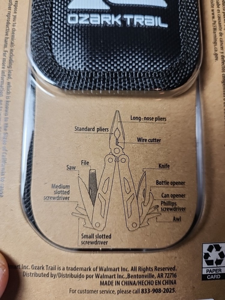 Ozark Trail 12-in-1 Multitool with Sheath