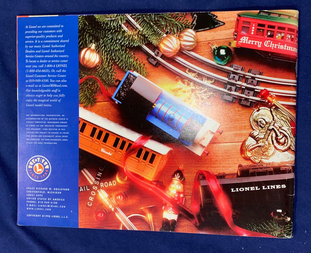 LIONEL CLASSIC TRAINS 1998 VOLUME 2 Catalog