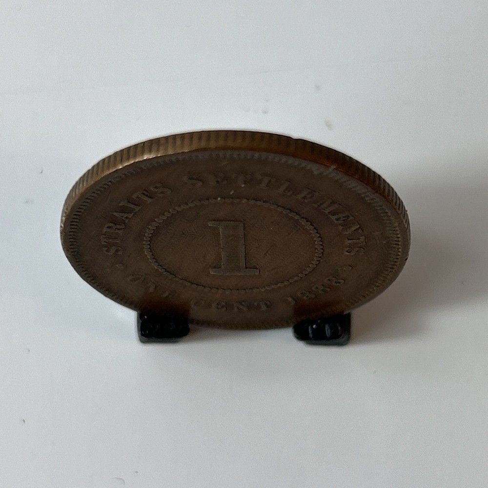 1888 Straits Settlements Cent Bronze