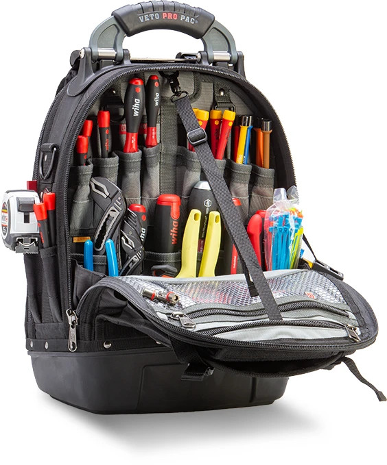 Veto Pro Pac TECH PAC Blackout Large Customizable Backpack