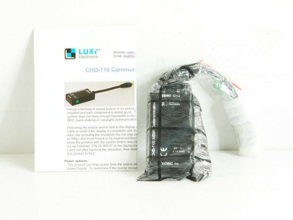 Luxi Electronics LUX-CHD-110 HDMI Communicator, M/F Pigtail