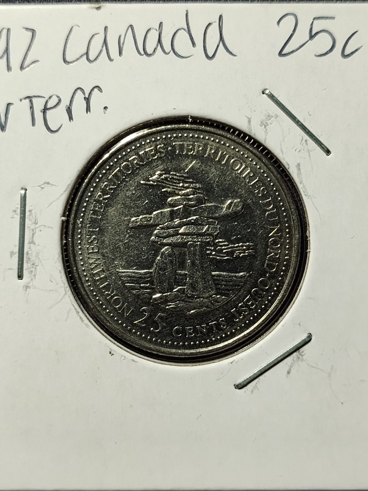 1992 Canadian 25 cents - Northwest Territories