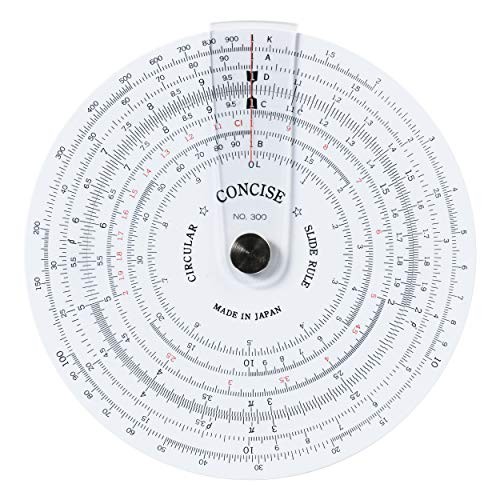 Concise Ruler Circular Slide Rule No.300 100829 110mm