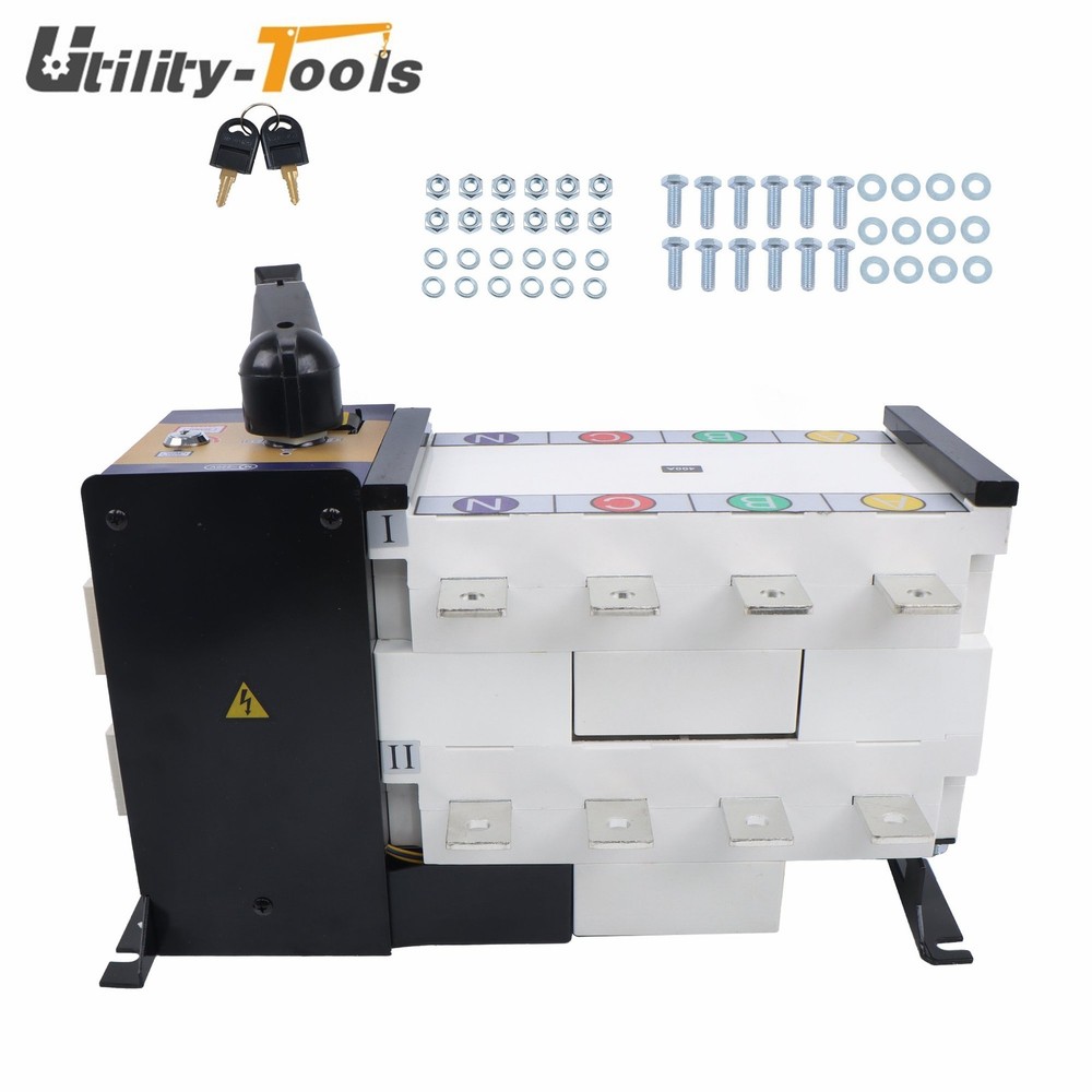 Generator ATS 400A 4P 110/220V Grid To AC Industrial Automatic Transfer Switch