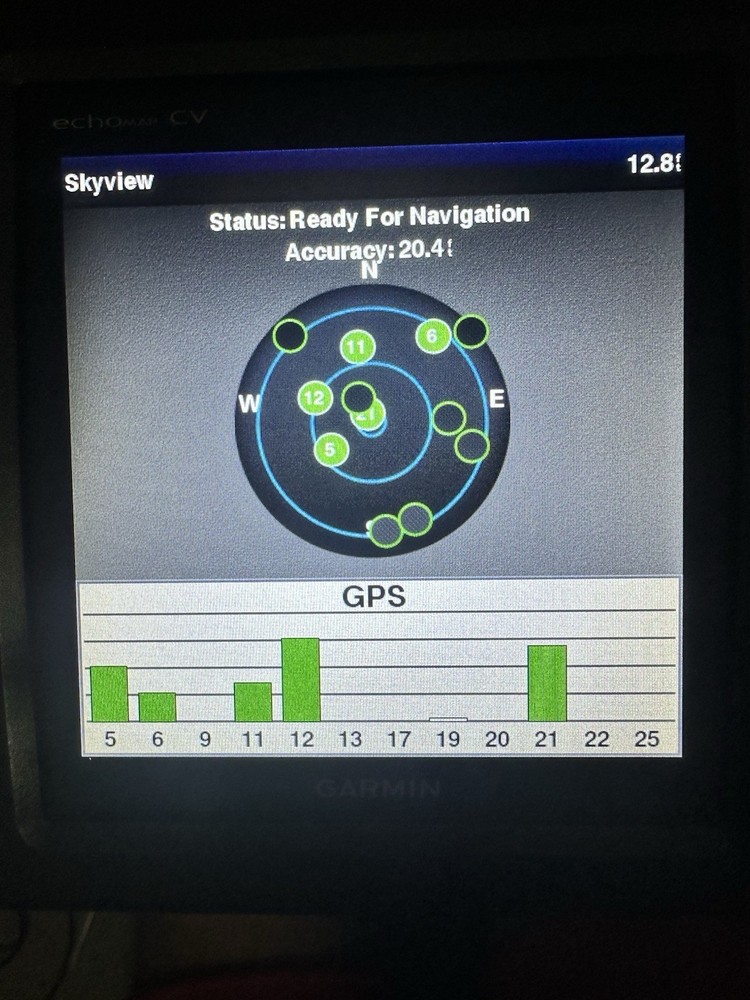 Garmin Echomap Chirp 54cv Chartplotter Sonar GPS w/ Cover (TESTED)