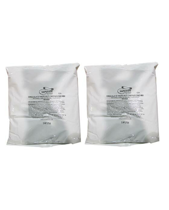 SUPERIOR CAPPUCCINO MIX CHOCOLATE HAZELNUT 2 BAGS/2 LB