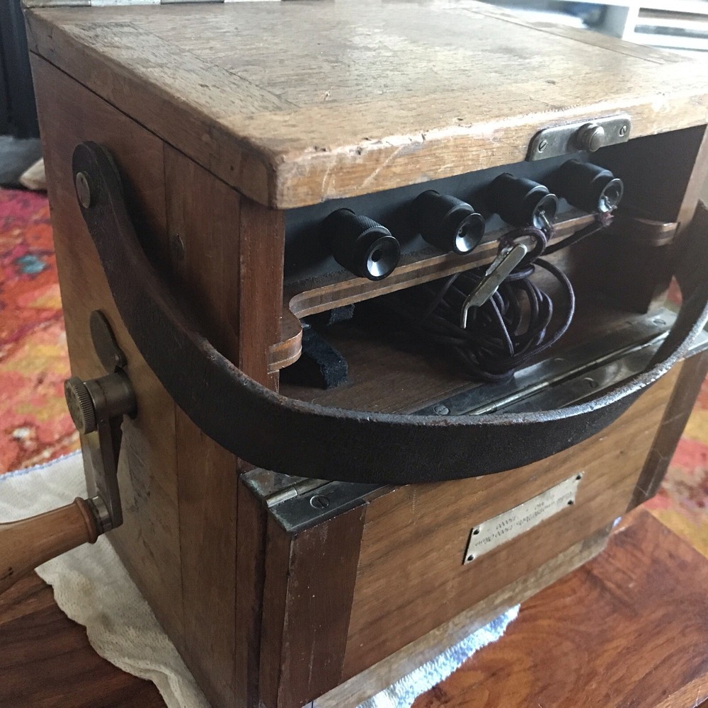 Antique Multi-Meter, Insulation Tester, Internal Hand Cranked Generator.