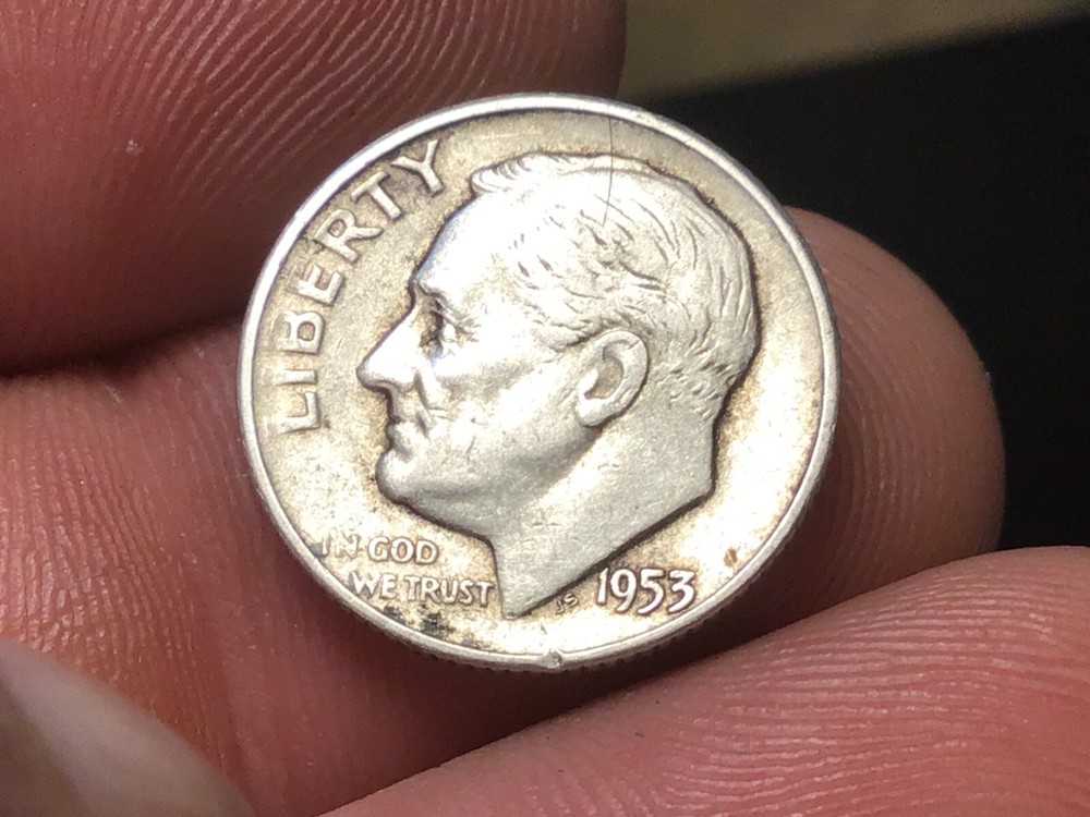 1953-S Silver Roosevelt Dime, 1 dime from those pictured
