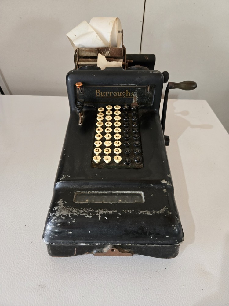 Antique Burroughs Class 3 Adding Machine