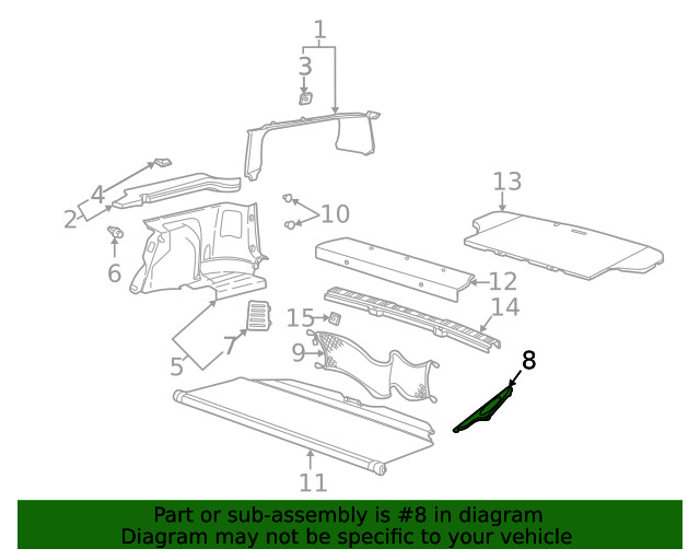 Genuine GM Speaker Grille 22662544