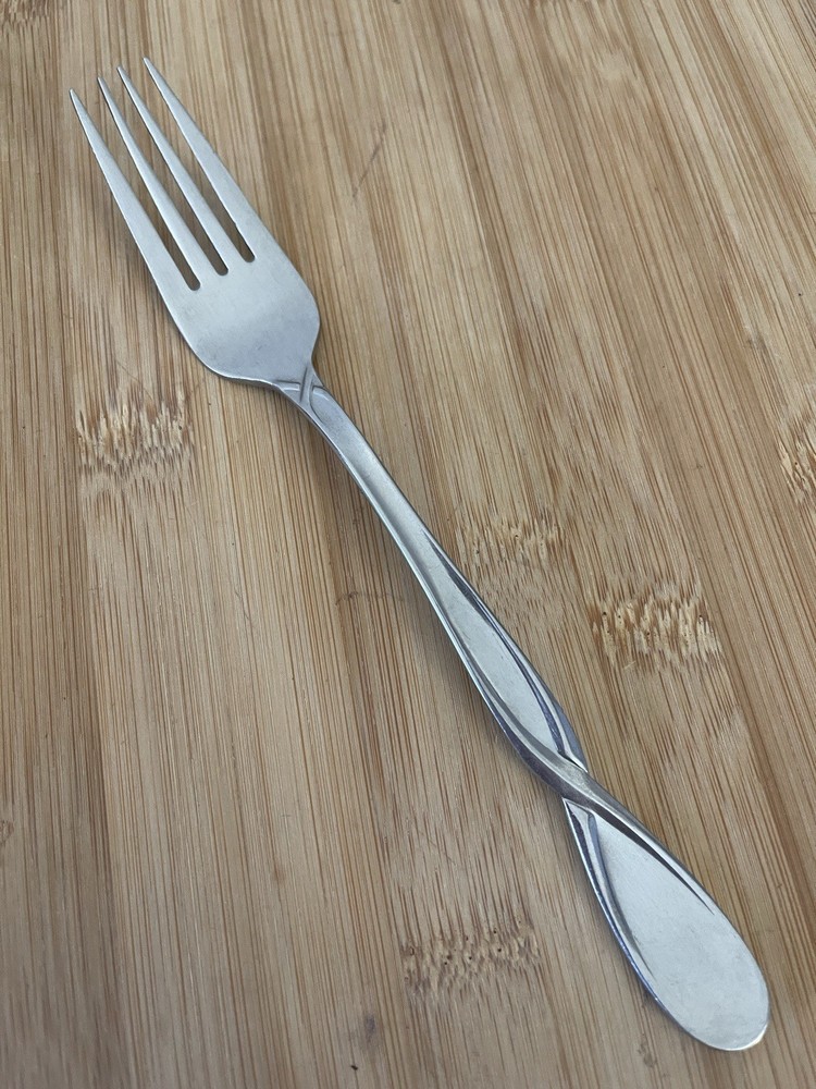 Farberware FRW31 Stainless Twisted Round End DINNER FORK 7 5/8"