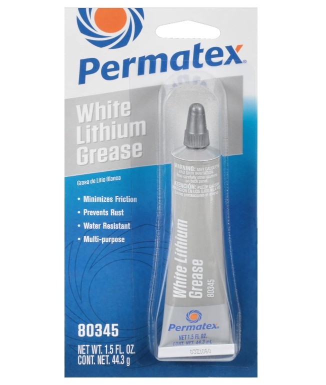 Permatex 80345 White Lithium Grease, 1.5 oz.