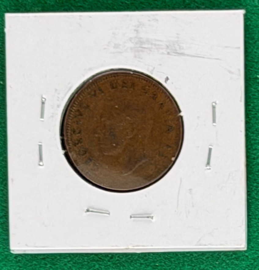 1949 Canada 1c One Cent Penny Small