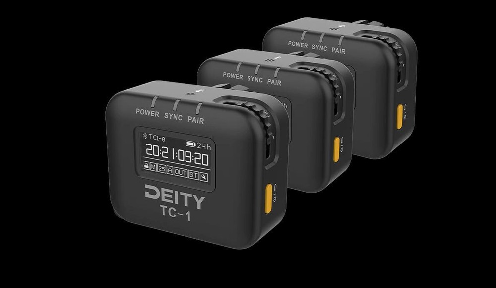Aputure Pro set Deity Time code TC-1 3PC kit +TC-SL1 Wireless Timecode Slate