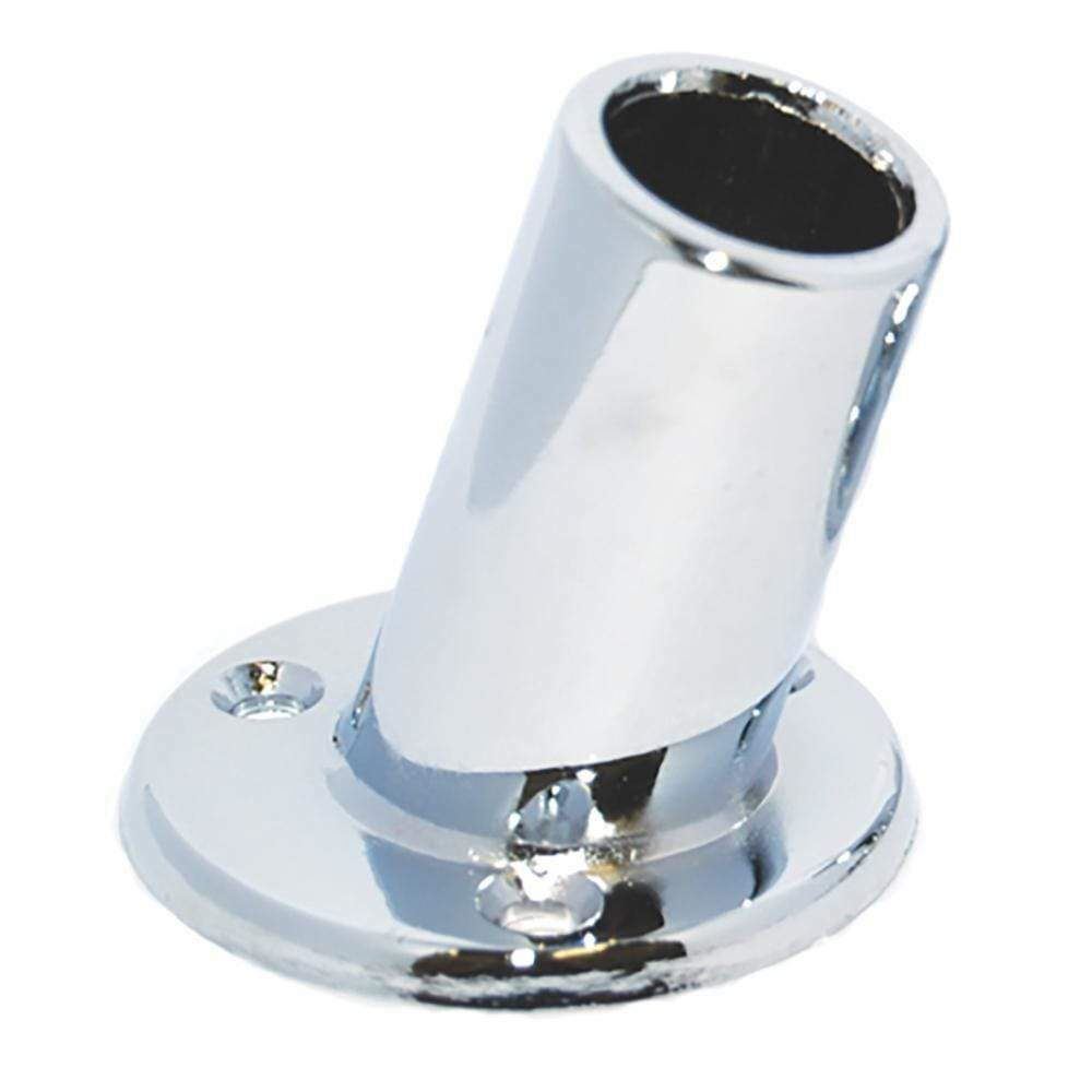 Taylor Made 1" Slanted Chrome Plated Flag Pole Socket #962