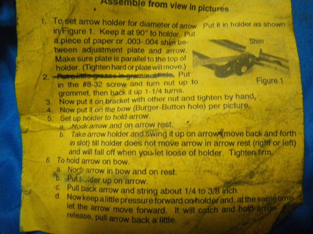 Archery Bow Nock N Lock Arrow Holder