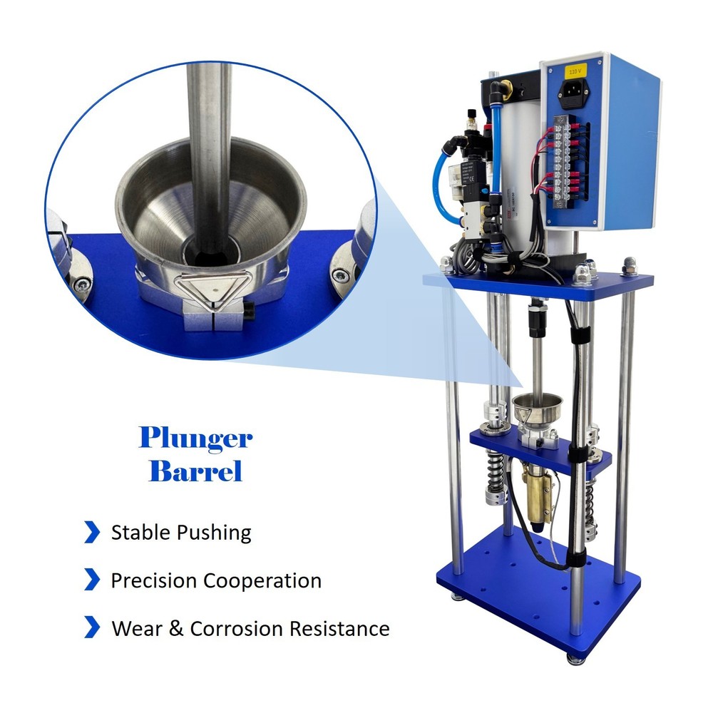 Pneumatic Injection Molding Machine 110V Lab Prototyping Machine ABS/PP/PE/PA