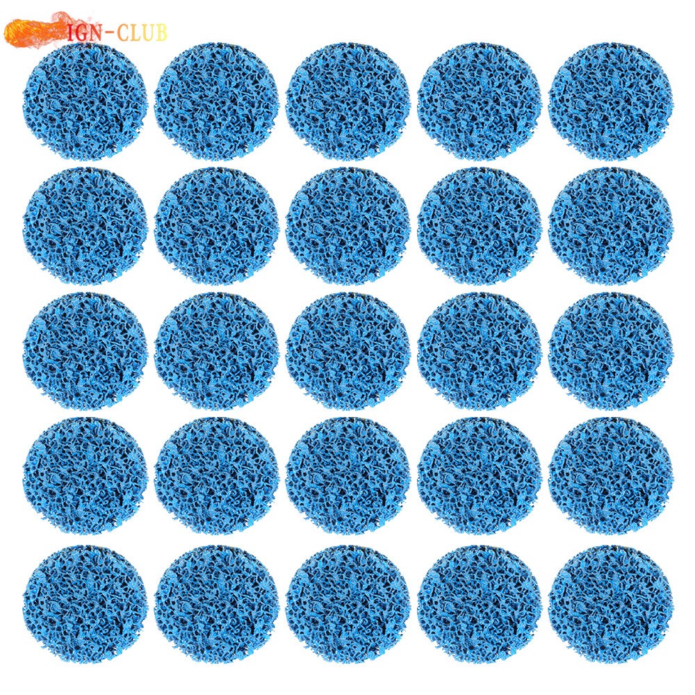 3 Inch 25 Pack Quick Change Easy Strip & Clean Discs For Paint Rust Blue