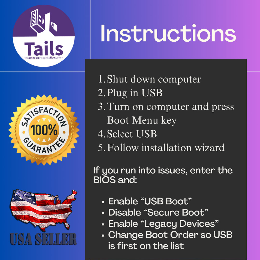 Tails OS 7.1 Anonymous Browsing | Full Install + Persistence | Leave No Traces