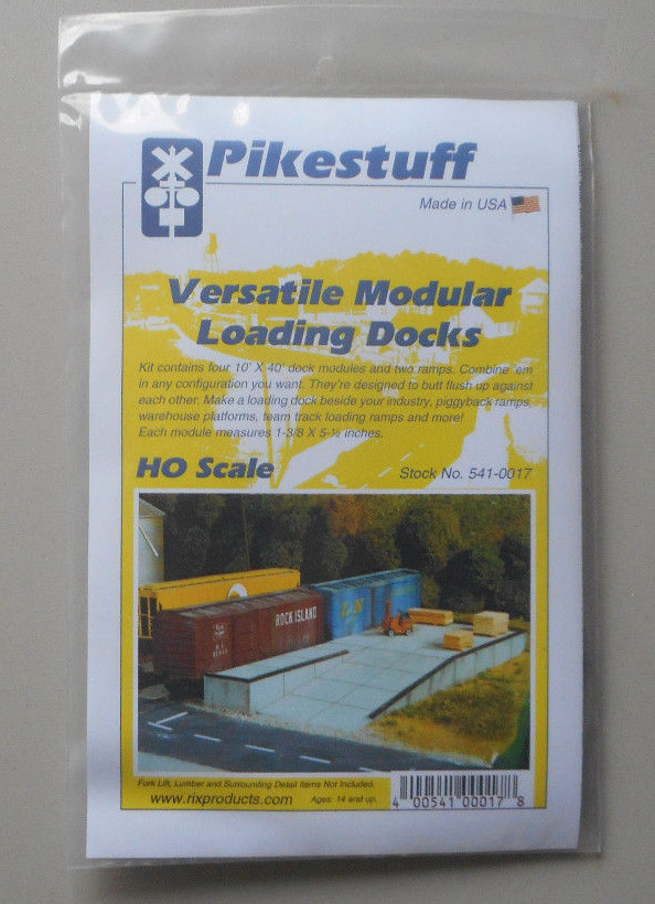 Modular Loading Docks HO 1:87 SCALE LAYOUT DIORAMA PIKESTUFF RIX 17