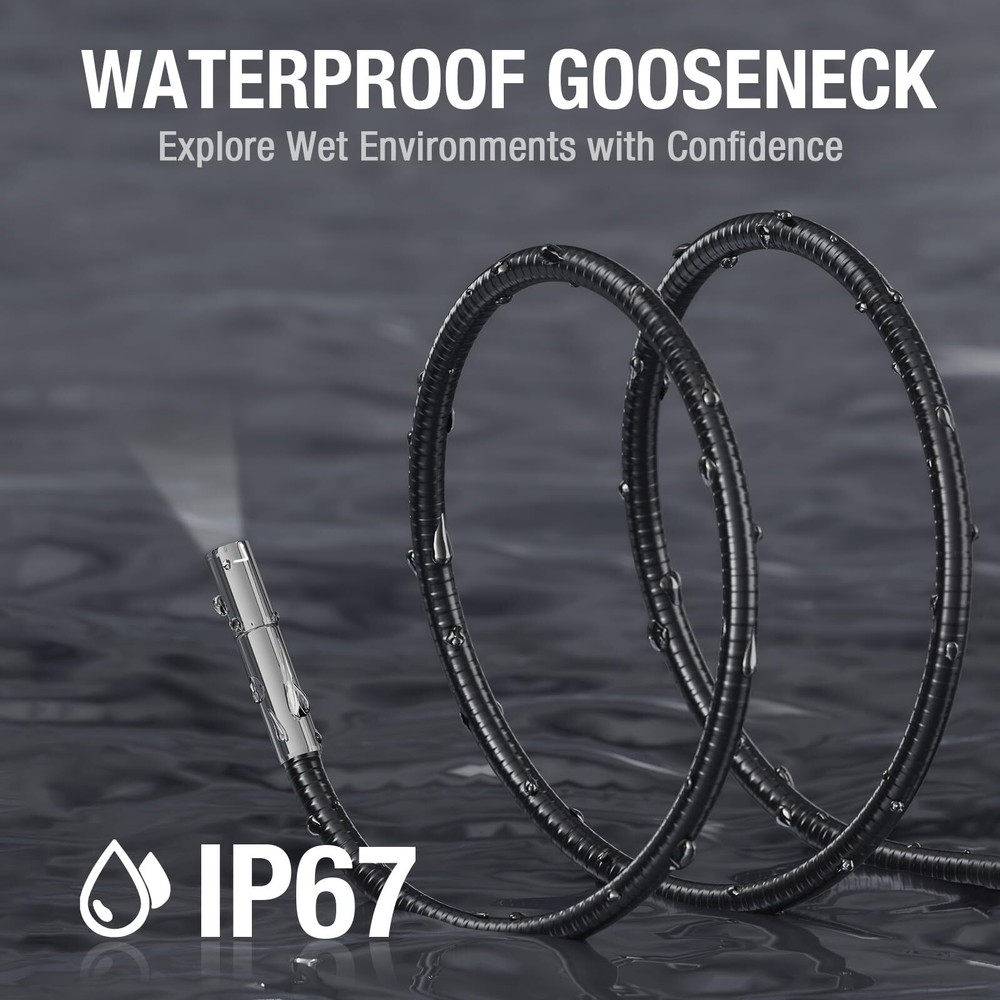 Endoscope Replacement Cable with Light, Single Lens Inspection Camera 5.5mm/0...