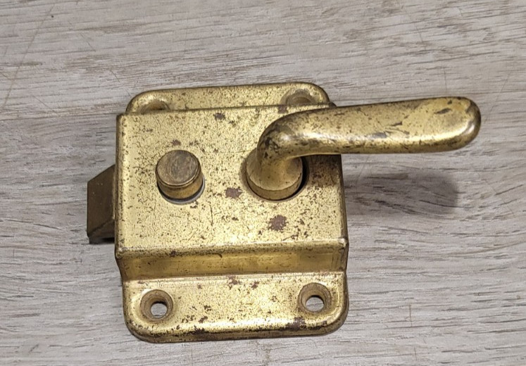 Screen Door Latch Handle Antique Parts With Lock No Keeper