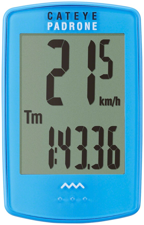 Cateye Padrone Wireless Bike Computer with Large Display & Analog Speed Sensor