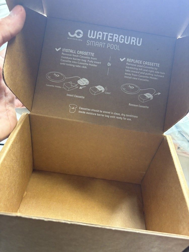 WaterGuru C5 Cassette 3-Pack Pool Testing Kit for Chlorine, pH, Alkalinity