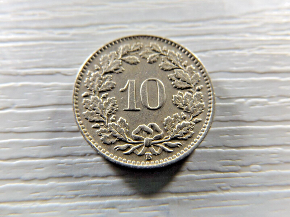 SWITZERLAND 1942 10 Rappen
