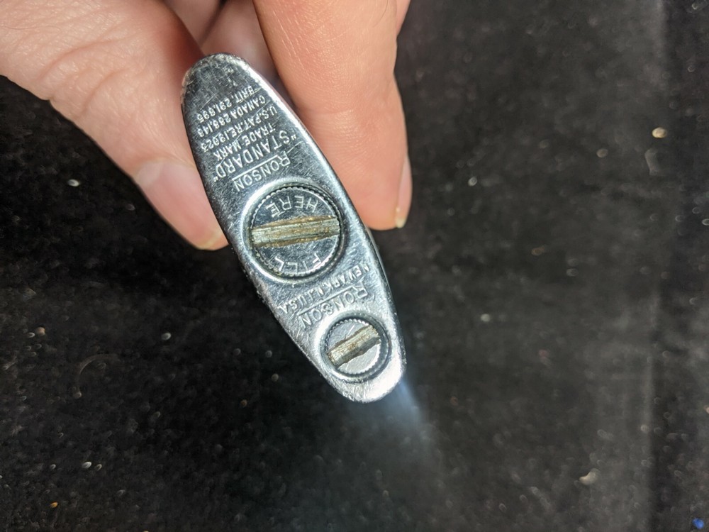 Vintage Ronson USA Steel Lighter
